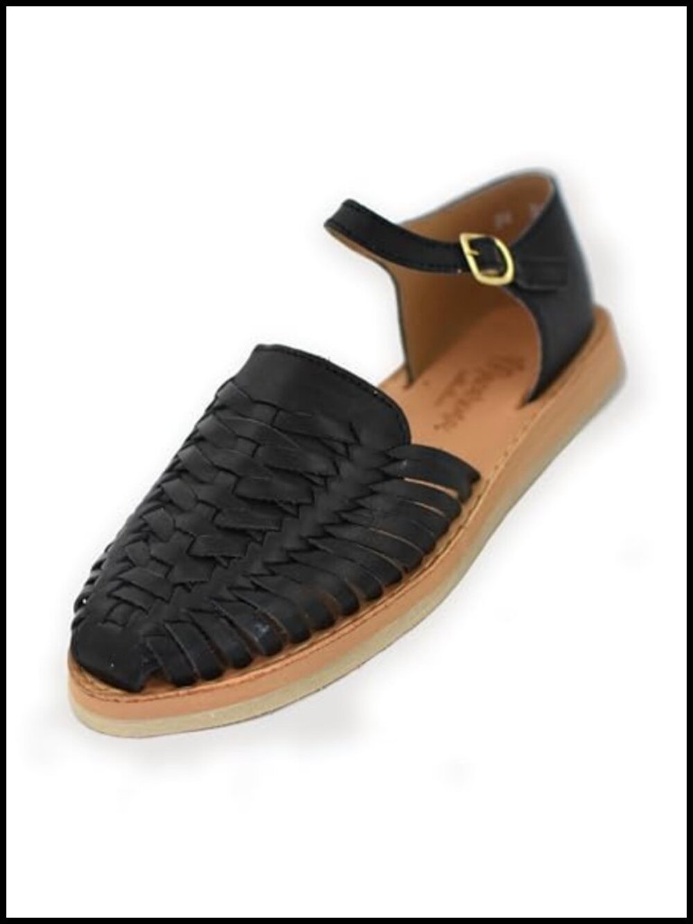 Handmade Leather Huarache Ankle Strap Sandals, Comfortable & Stylish Flats